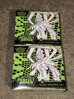 Pokemon Perfect Order Pokemon Center Elite Trainer Box ETB x 2 IN HAND SHIPS NOW - Image 1