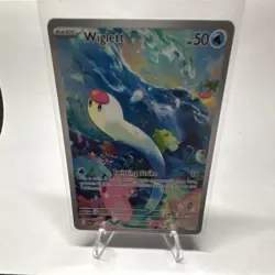 Pokemon Wiglett Illustration Rare Full Art Holo SV01 206/198 Basic 50 HP English - Image 1