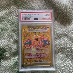 Pokemon Charizard ex SV03 Obsidian Flames Hyper Rare Holo 228/197 PSA 8 - Image 1