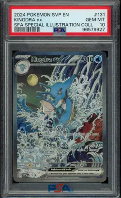 2024 Pokemon SVP en Kingdra EX SFA Special Illustration Collection #131 PSA 10 - Image 1