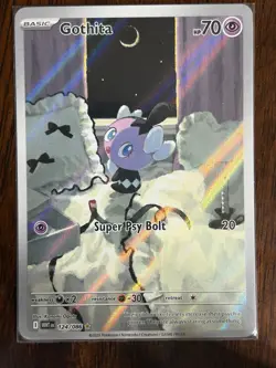 Pokemon Gothita TCG Illustration Rare Card #124/086 SV White Flare NM! - Image 1