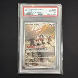 Mr. Mime 179 Pokemon Scarlet & Violet 151 PSA 10 - Image 1