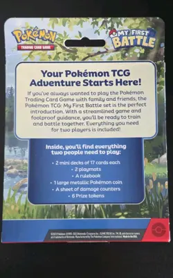 Pokemon My First Battle Mini Starter Deck Charmander & Squirtle Sealed New - Image 3