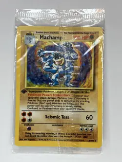 Machamp NM SEALED 8/102 Unlimited Base Set Pokemon TCG Holo - Image 1