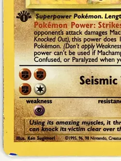 Machamp MP 8/102 Base Set Holo Unlimited Pokemon TCG Rare - Image 5