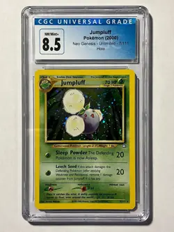 Jumpluff CGC 8.5 Neo Genesis 7/111 Pokemon TCG Holo - Image 1