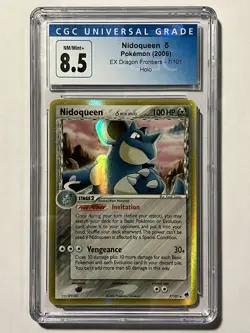 Nidoqueen CGC 8.5 Delta Species Dragon Frontiers 7/101 Pokemon TCG Holo - Image 1