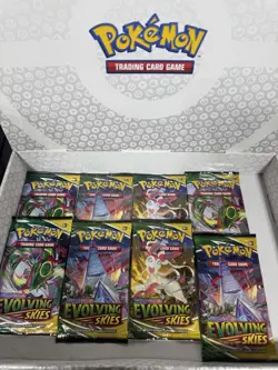 1X Pokemon Evolving Skies Booster Pack Random Pack Art Sealed - Image 2