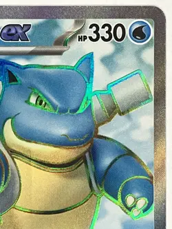 Blastoise ex NM Scarlet & Violet 151 009 184/165 Pokemon TCG Holo - Image 4
