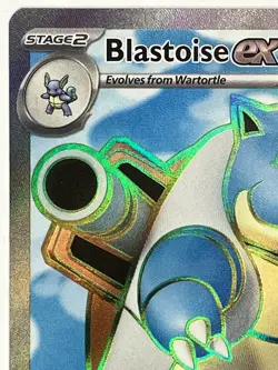 Blastoise ex NM Scarlet & Violet 151 009 184/165 Pokemon TCG Holo - Image 5