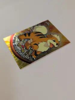 Growlithe #58 Topps Chrome - 2000 TV Animation Pokemon Card LP - Image 4