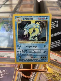 Pokemon TCG Gyarados Base Set 6/102 Holo 1999-2000 Wizards Base Set Copyright... - Image 1