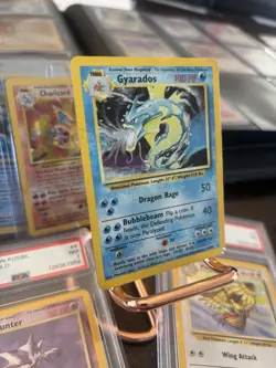 Pokemon TCG Gyarados Base Set 6/102 Holo 1999-2000 Wizards Base Set Copyright... - Image 2