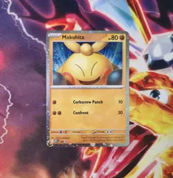 Pokemon TCG - Cosmos Holo Black Star Promo - Makuhita - MEP 068 - NM - Image 1
