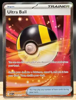 Ultra Ball 264/217 Ultra Rare Ascended Heroes Pokemon TCG NM - Image 1