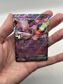 081/182 Team Rocket's Mewtwo ex Pokemon TCG Prize Pack Series 8 Stamped Destined - Image 3
