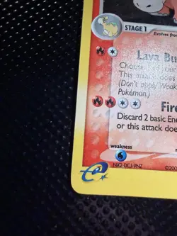 Pokemon TCG Camerupt EX Ruby & Sapphire Holo Rare 4/109 2003 SWIRL! - Image 3