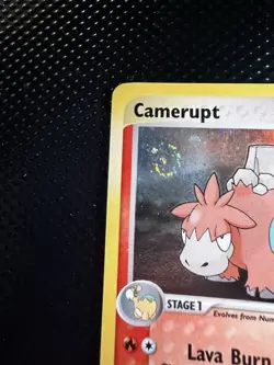 Pokemon TCG Camerupt EX Ruby & Sapphire Holo Rare 4/109 2003 SWIRL! - Image 4