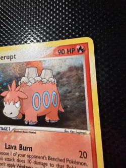 Pokemon TCG Camerupt EX Ruby & Sapphire Holo Rare 4/109 2003 SWIRL! - Image 5