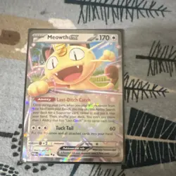 Pokemon Meowth EX 062/088 XY: Perfect Order Double Rare Full Art Holo 170 HP - Image 1