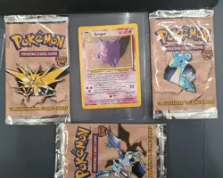 wotc ,1999 Pokemon FOSSIL holo Gengar 5/62 - Image 2