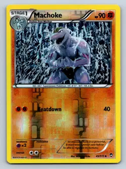 Machoke 45/111 Reverse Holo XY - Furious Fists NM - Pokemon TCG - Image 1