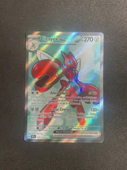 Carte Pokemon CIZAYOX 195/162 EX FA EV5 Ecarlate et Violet TEF FR NEUVE - Image 1