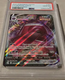 Gengar VMAX 157/264 PSA 10 Full Art Fusion Strike 2021 Pokemon SWSH - Image 2
