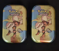 2 X Pokemon TCG: Scarlet & Violet 151 Mini Tins - Arcanine Factory Sealed! - Image 1