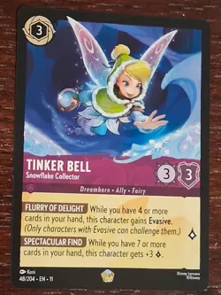 Tinker Bell - Snowflake Collector 48/204 Winterspell Regular Disney Lorcana - Image 1
