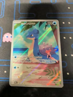 Pokemon TCG Destined Rivals Misty's Lapras Holo Card 194/182 Illustration Rare - Image 2