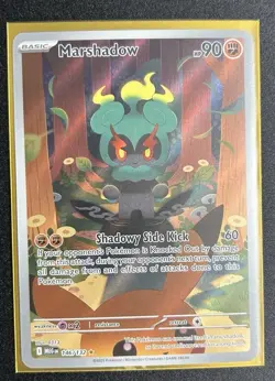 Pokemon TCG Marshadow Illustration Rare Mega Evolution Card 146/132 NM Condition - Image 1