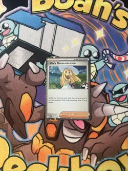 Lillie's Determination Holo Pokemon Prize Pack Series 8 Promo Pokemon Card NM/LP - Image 1