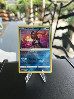 Pokemon TCG Radiant Greninja Astral Radiance Holo Card 046/189 NM Condition - Image 1