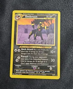 Umbreon #32/75 Pokemon Card Neo Discovery - Image 1