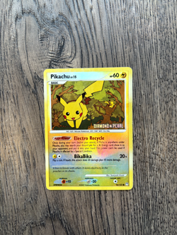 Pokemon TCG Mysterious Treasures Pikachu Reverse Holo Card 2007 #94/123 - Image 1
