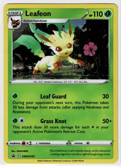 Leafeon SWSH191 SWSH: Sword & Shield Promo Cards Holo - Image 1