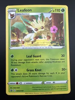 Leafeon SWSH191 SWSH: Sword & Shield Promo Cards Holo - Image 3