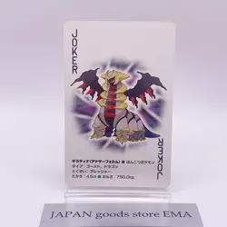 Giratina Joker Pokemon Playing Platinum Card Poker Nintendo Japanese Vintage JP - Image 1