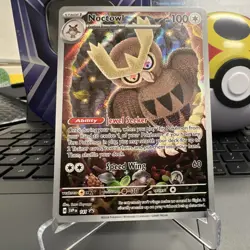 Pokemon Noctowl SVP 247 Scarlet & Violet Promo Holo Card 2024 - Image 1