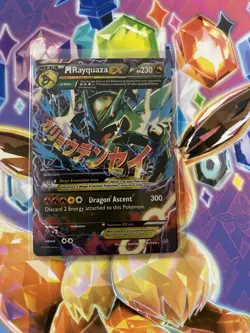 M Rayquaza EX 61/108 Roaring Skies Ultra Rare Foil Pokemon TCG Card - Image 1