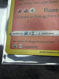 Special Delivery Charizard SWSH075 Holo bleed - Image 5