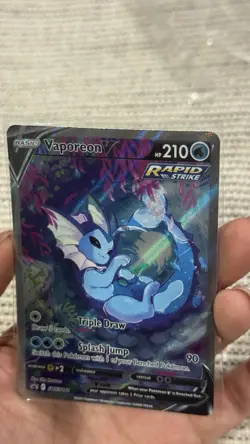 Vaporeon V SWSH181 - Black Star Promo - Alt Art - Pokemon TCG - NM - Image 3