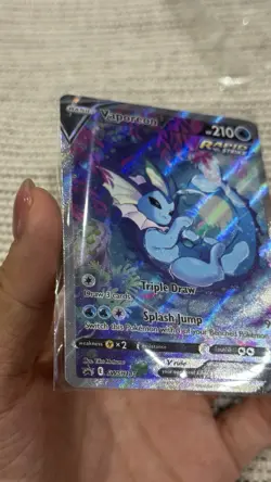 Vaporeon V SWSH181 - Black Star Promo - Alt Art - Pokemon TCG - NM - Image 5