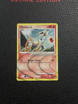 Pokemon Arceus AR3 Platinum Holo Rare Card - Image 1