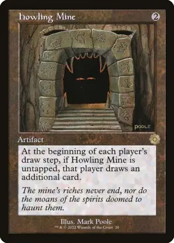 1 Howling Mine #20 BRR The Brothers' War Retro Frame MTG Magic The Gathering LP - Image 1