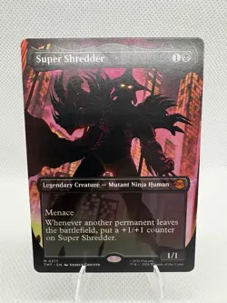 Teenage Mutant Ninja Turtles Super Shredder MTG Legendary Creature Black 0217 - Image 1