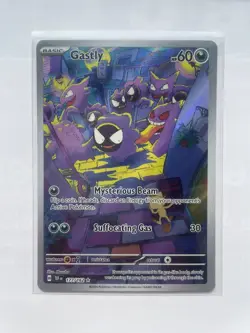 Gastly 177/162 Temporal Forces Illustration Rare Holo Pokemon Card NM Near Mint - Image 1