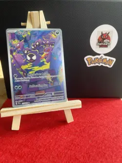 Pokemon Gastly 177/162 Temporal Forces Illustration Rare - Image 1