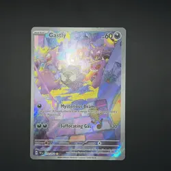 Pokemon TCG Gastly Scarlet Violet Temporal Forces 177/162 Illustration Rare Card - Image 1